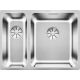 Кухонная мойка Blanco SOLIS 340/180-IF чаша справа нерж.сталь с отводной арматурой InFino® 526130