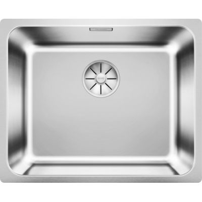 Кухонная мойка Blanco SOLIS 500-IF нерж.сталь с отводной арматурой InFino® 526123