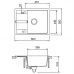 Кухонная мойка Schock DIY D-100S CRISTALITE+ Beton-42 (Серый)