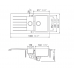 Кухонная мойка Schock PRIMUS D-150 CRISTALITE+ Croma-49 (Серый)