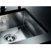 Кухонная мойка Blanco ZEROX 400-U нерж.сталь Durinox® с отводной арматурой InFino® 521558