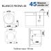 Кухонная мойка Blanco RIONA 45 SILGRANIT®  вулканичный серый  527326