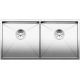 Кухонная мойка Blanco ZEROX 400/400-IF нержавеющая сталь 521619