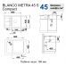 Кухонная мойка Blanco METRA 45S COMPACT SILGRANIT® PuraDur® жасмин 519577