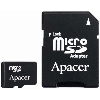 Купить  Карта памяти Apacer 64GB microSDXC C10 UHS-I + SD в Днепре-StroyVstroy