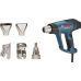 Фен строительный Bosch GHG 23-66 +АС, 2300Вт, 50-650°C, 150 -500л/мин, 0.89кг