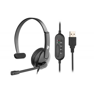 Гарнитура для ПК 2E CH12 Mono On-Ear USB